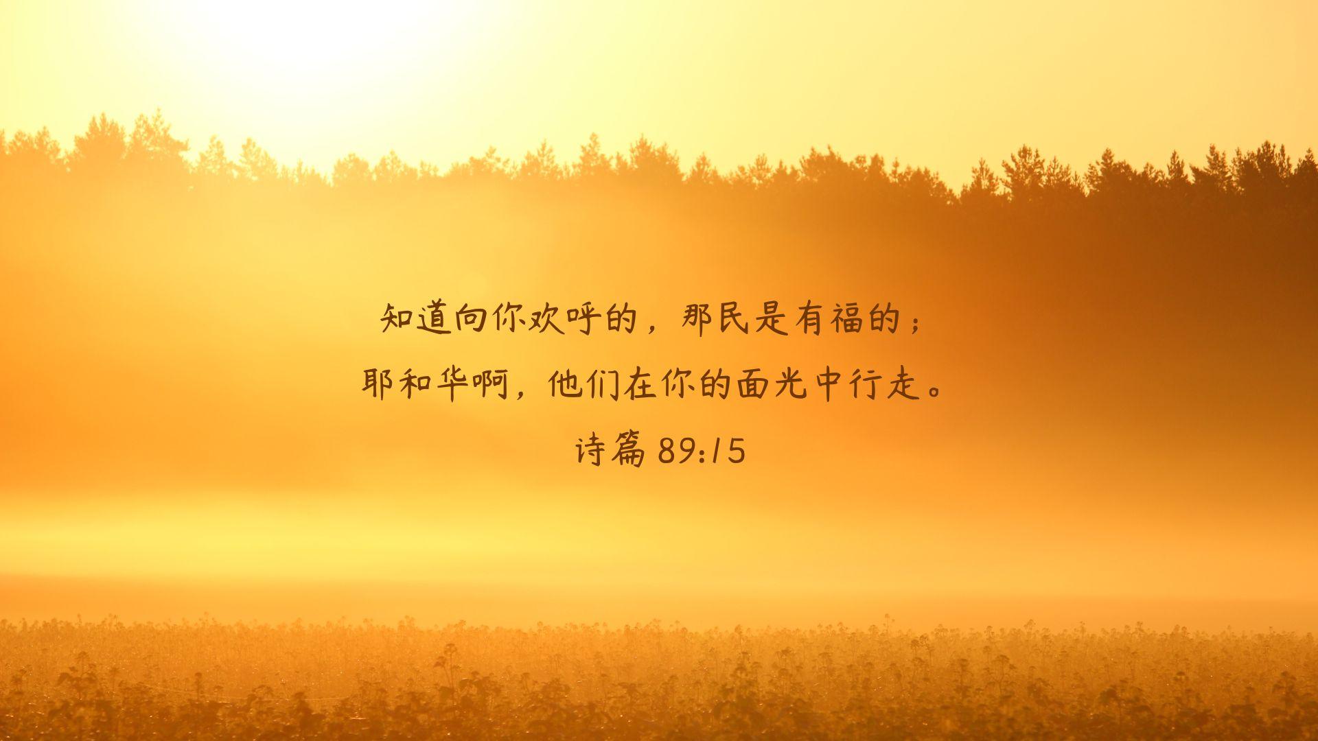 基督徒所该最在意的应是主的面光和同在