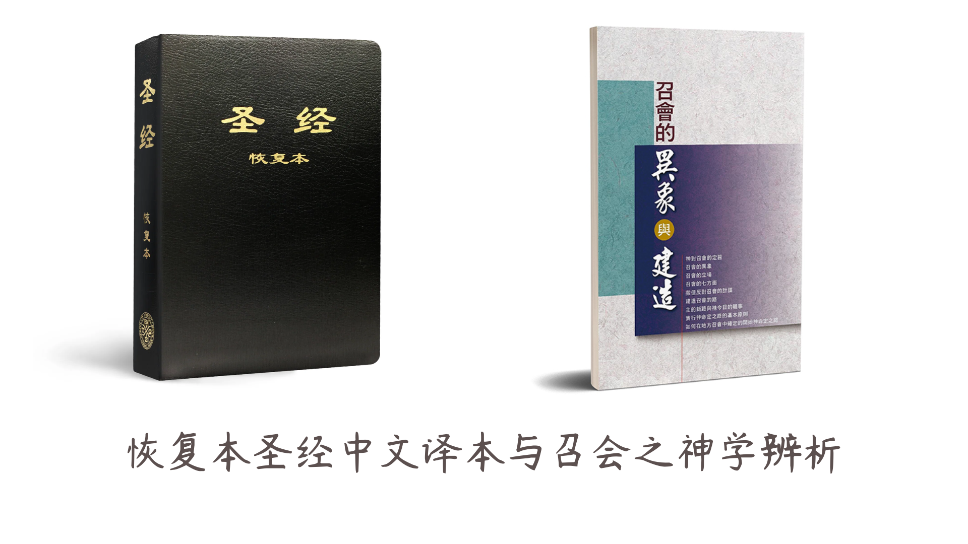 恢复本圣经中文译本与地方召会之神学辨析
