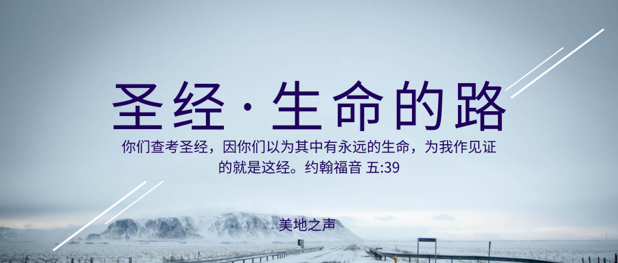跟随圣经和生命的正确之路